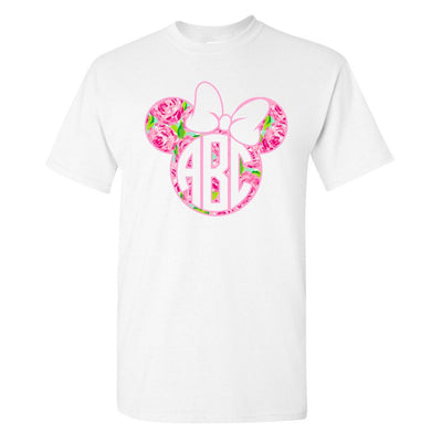 Monogrammed 'Lilly Minnie Mouse' Basic T-Shirt - United Monograms