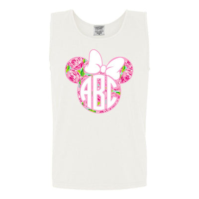 Monogrammed 'Lilly Minnie Mouse' Comfort Colors Tank Top - United Monograms