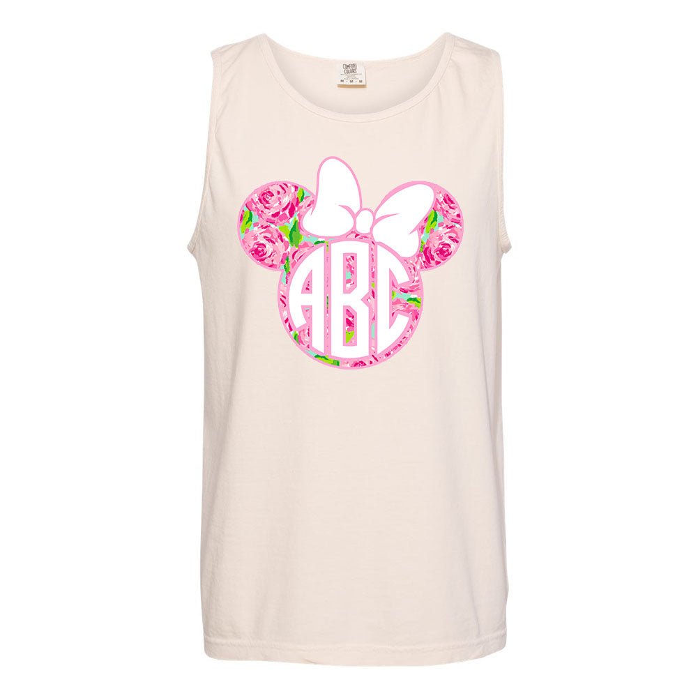 Monogrammed 'Lilly Minnie Mouse' Comfort Colors Tank Top - United Monograms