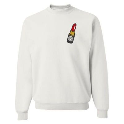 Monogrammed Lipstick Crewneck Sweatshirt - United Monograms