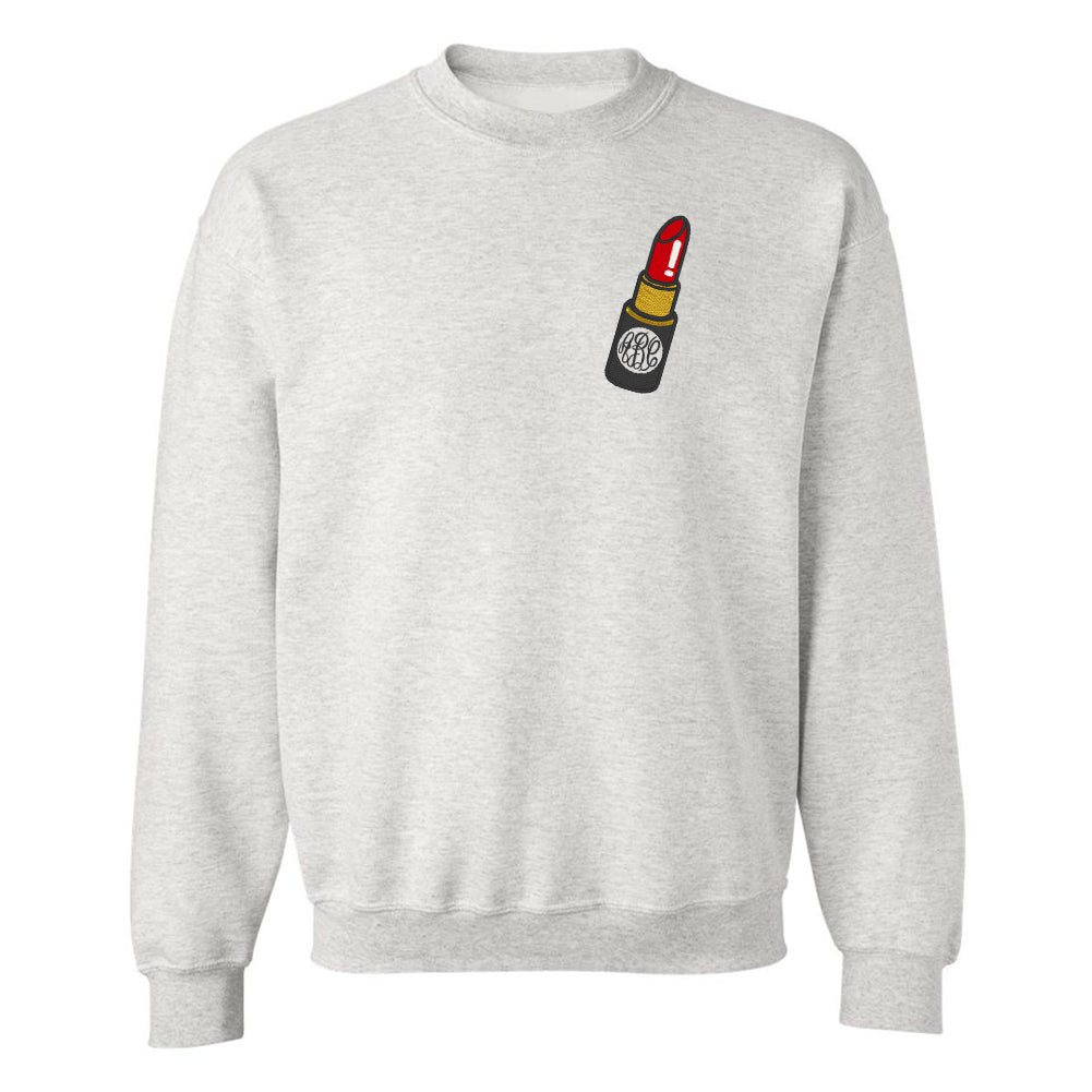 Monogrammed Lipstick Crewneck Sweatshirt - United Monograms
