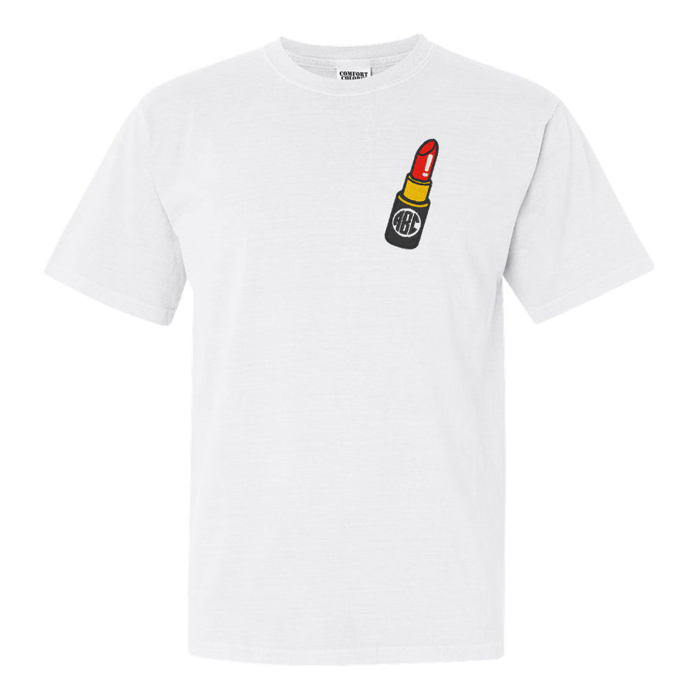 Monogrammed Lipstick T-Shirt - United Monograms