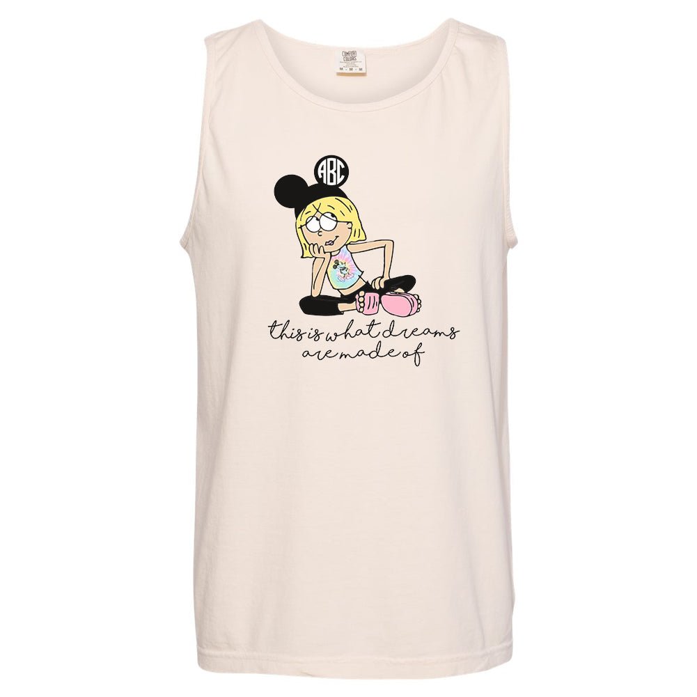 Monogrammed 'Lizzie McGuire Disney' Comfort Colors Tank Top - United Monograms