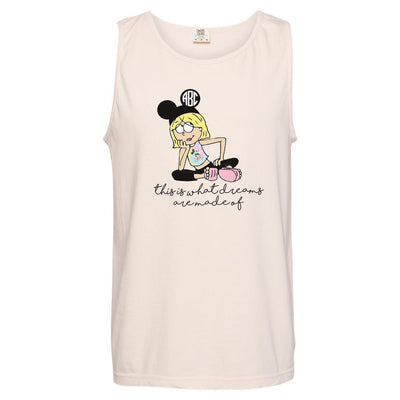 Monogrammed 'Lizzie McGuire Disney' Comfort Colors Tank Top - United Monograms