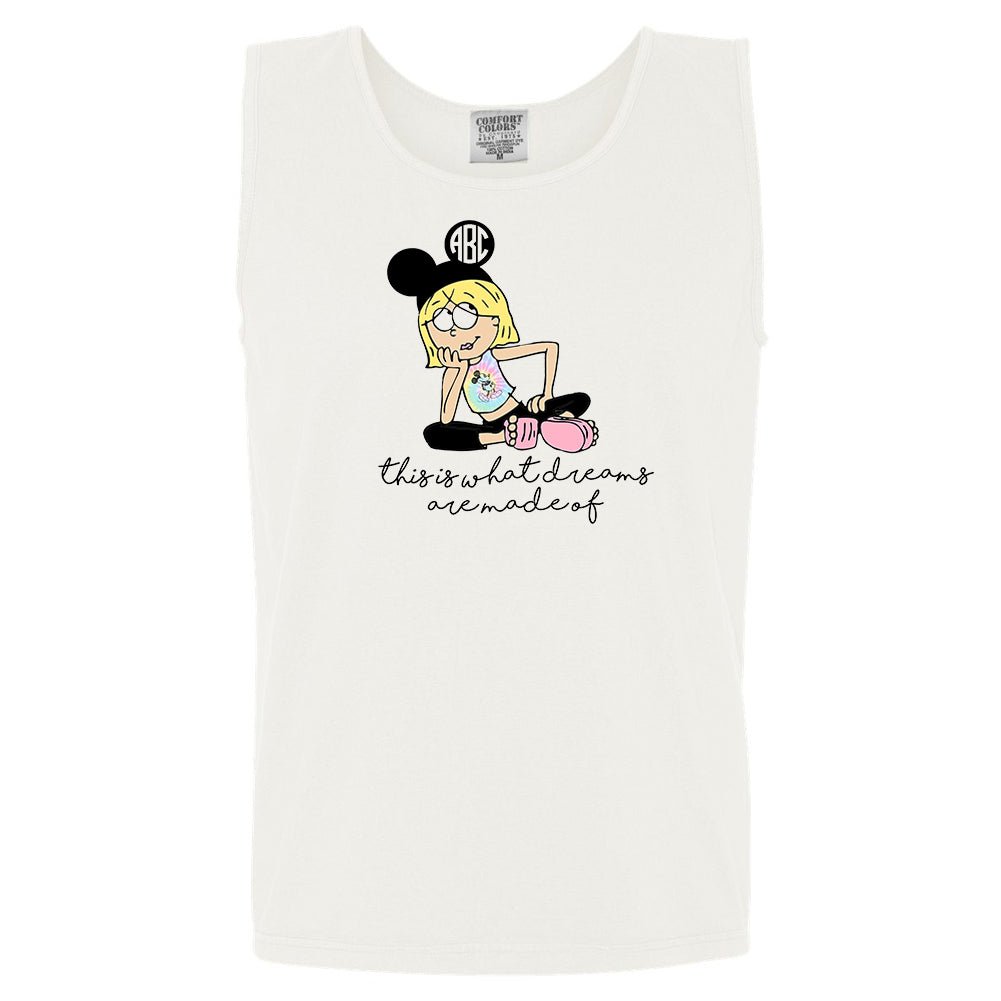 Monogrammed 'Lizzie McGuire Disney' Comfort Colors Tank Top - United Monograms