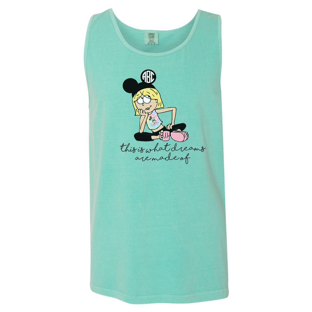 Monogrammed 'Lizzie McGuire Disney' Comfort Colors Tank Top - United Monograms