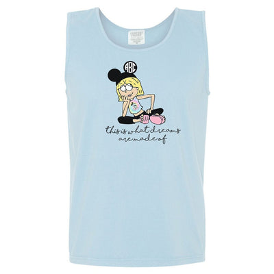 Monogrammed 'Lizzie McGuire Disney' Comfort Colors Tank Top - United Monograms