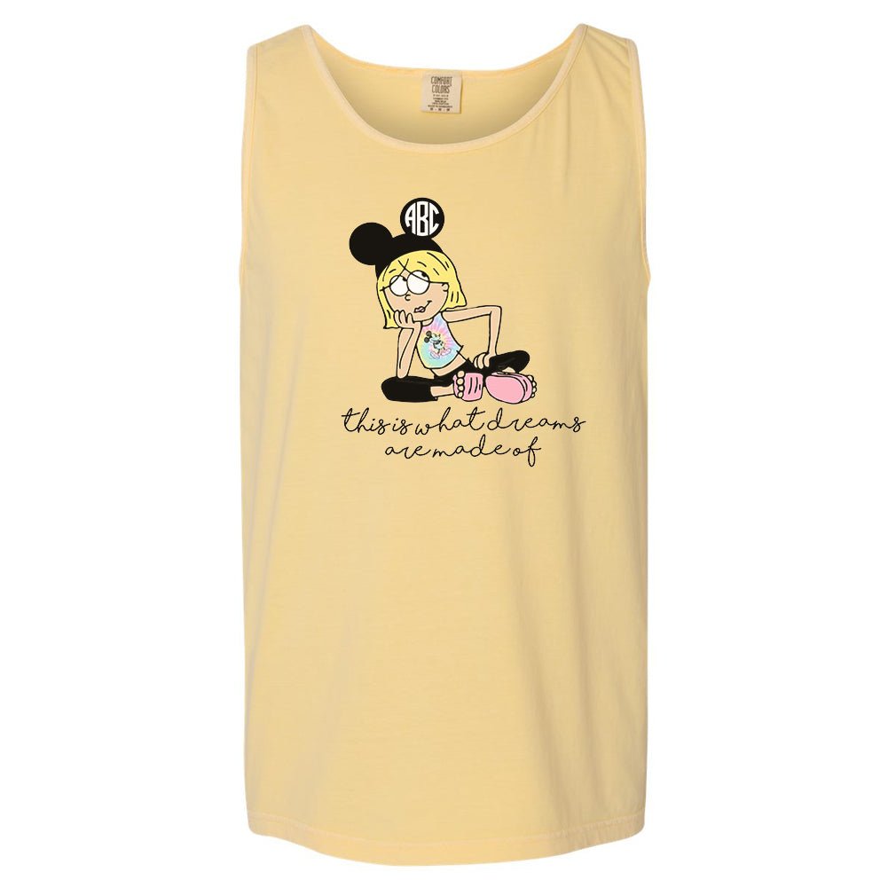 Monogrammed 'Lizzie McGuire Disney' Comfort Colors Tank Top - United Monograms