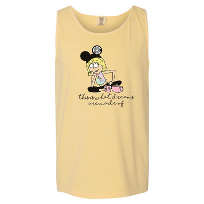 Monogrammed 'Lizzie McGuire Disney' Comfort Colors Tank Top - United Monograms