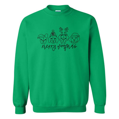 Monogrammed 'Merry Woofmas' Crewneck Sweatshirt - United Monograms