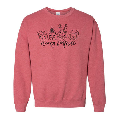 Monogrammed 'Merry Woofmas' Crewneck Sweatshirt - United Monograms