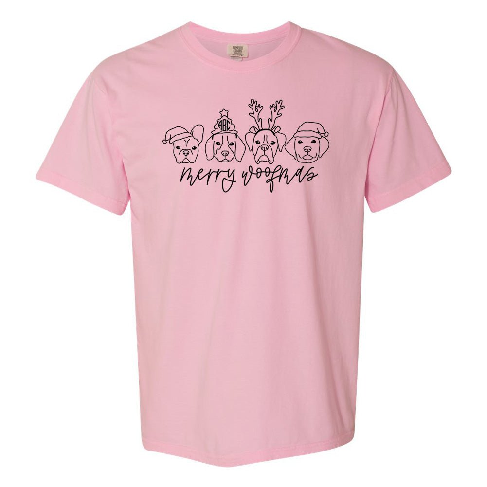 Monogrammed 'Merry Woofmas' T - Shirt - United Monograms