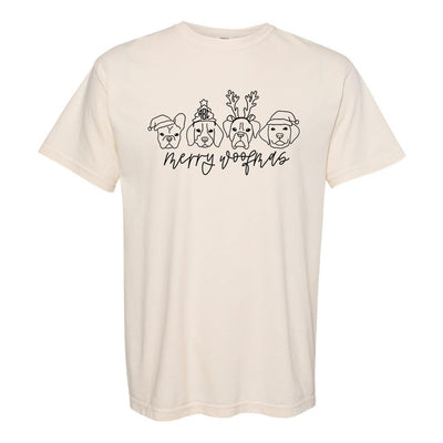 Monogrammed 'Merry Woofmas' T - Shirt - United Monograms