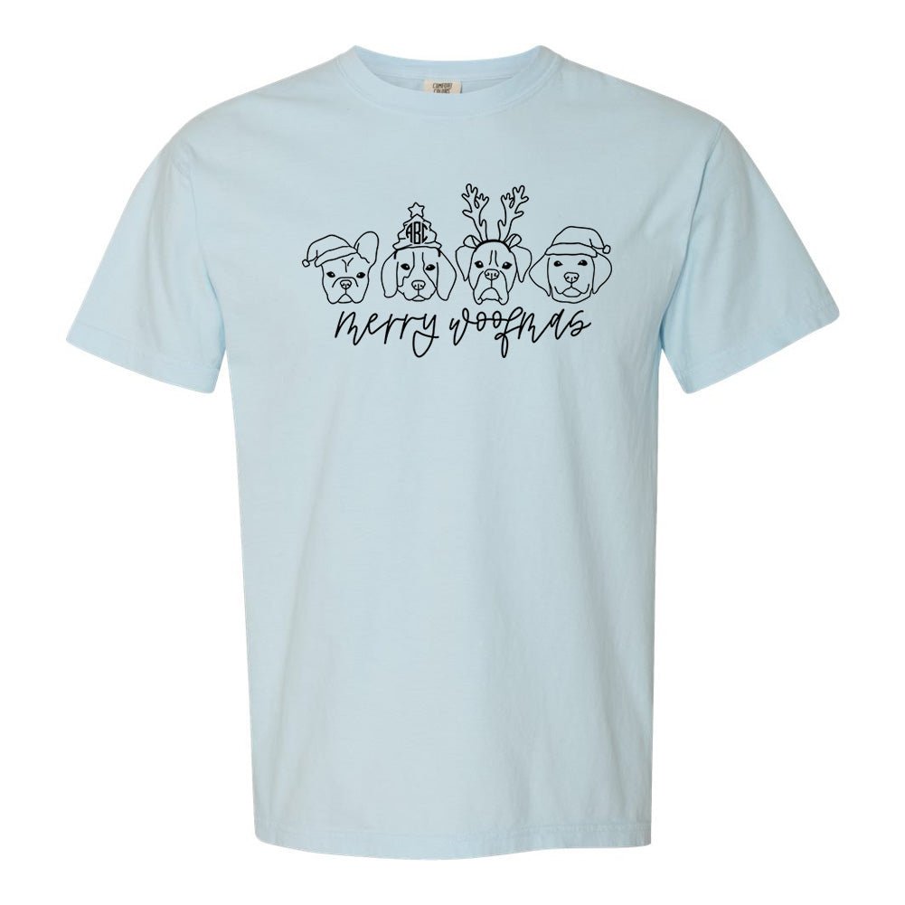 Monogrammed 'Merry Woofmas' T - Shirt - United Monograms
