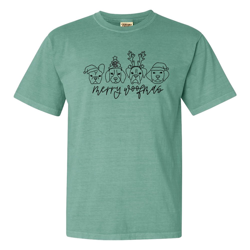 Monogrammed 'Merry Woofmas' T - Shirt - United Monograms