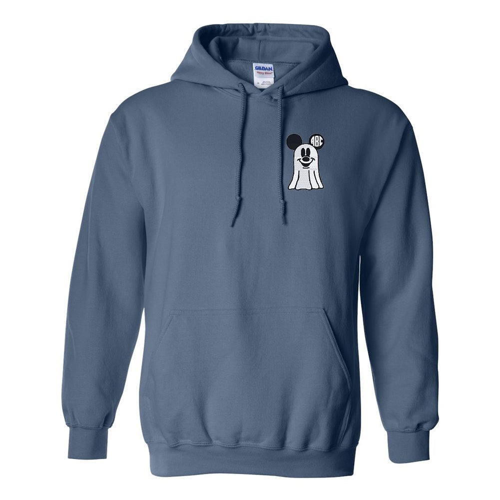 Monogrammed Mickey Ghost Hooded Sweatshirt - United Monograms