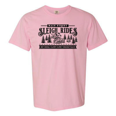 Monogrammed 'Mickey Main Street Sleigh Rides' T-Shirt - United Monograms