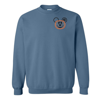 Monogrammed Mickey Pumpkin Crewneck Sweatshirt - United Monograms