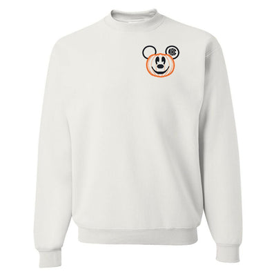 Monogrammed Mickey Pumpkin Crewneck Sweatshirt - United Monograms