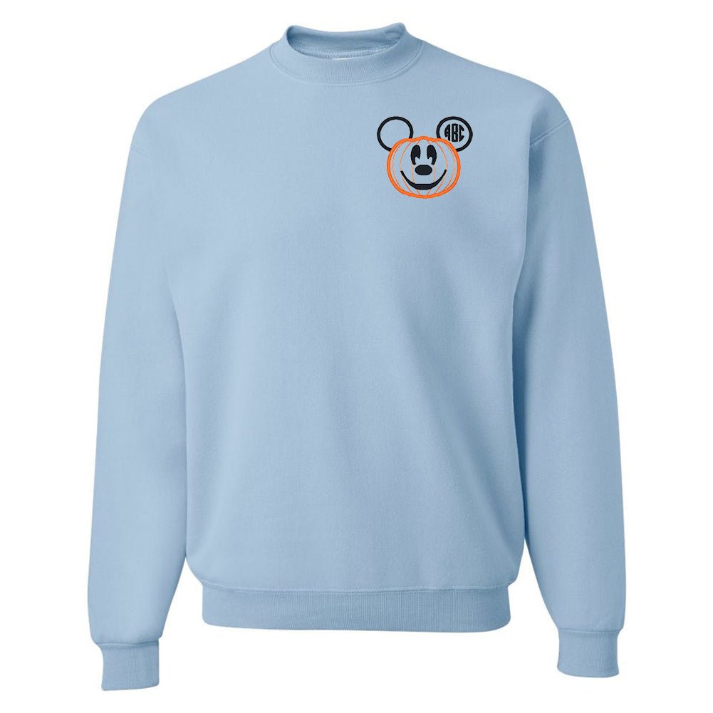 Monogrammed Mickey Pumpkin Crewneck Sweatshirt - United Monograms