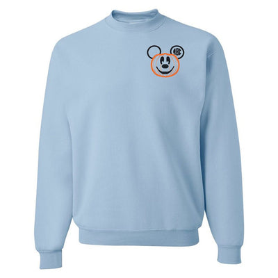 Monogrammed Mickey Pumpkin Crewneck Sweatshirt - United Monograms