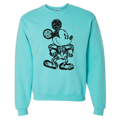 Monogrammed 'Mickey Skeleton' Crewneck Sweatshirt - United Monograms