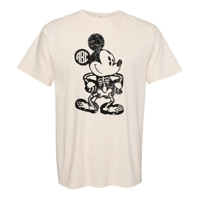 Monogrammed 'Mickey Skeleton' T-Shirt - United Monograms