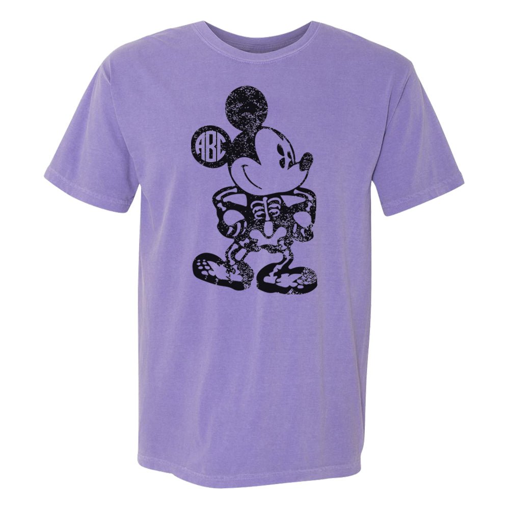 Monogrammed 'Mickey Skeleton' T-Shirt - United Monograms