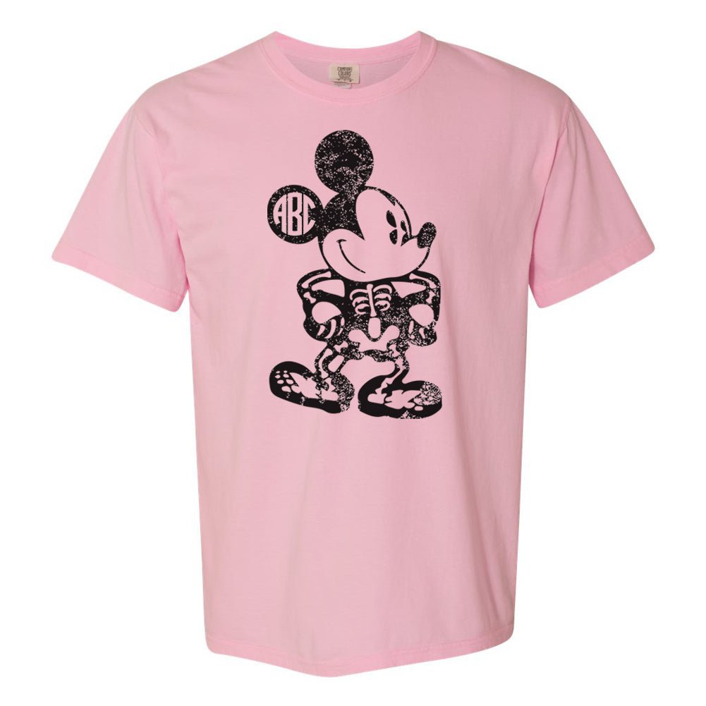 Monogrammed 'Mickey Skeleton' T-Shirt - United Monograms