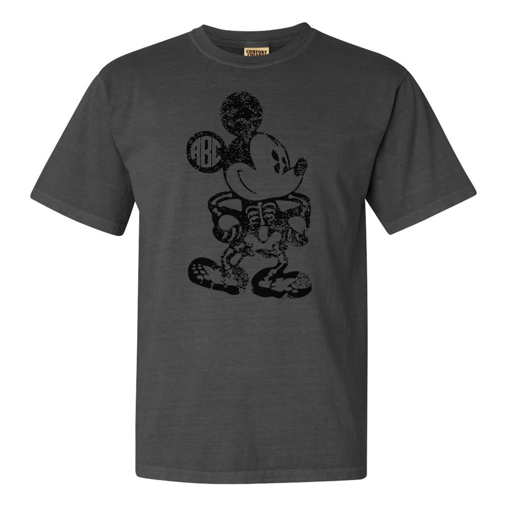 Monogrammed 'Mickey Skeleton' T-Shirt - United Monograms