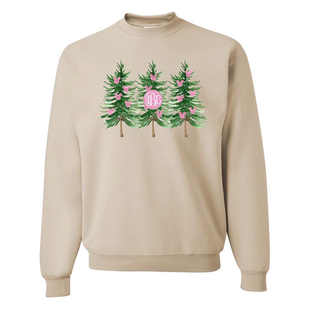 Monogrammed 'Mickey Trees' Crewneck Sweatshirt - United Monograms