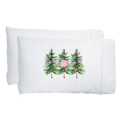 Monogrammed 'Mickey Trees' Pillowcase Set - United Monograms