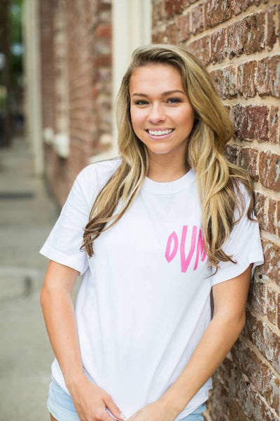 Monogrammed 'Monograms Are A Girls Best Friend' Front & Back T-Shirt - United Monograms
