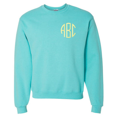 Monogrammed Neon Crewneck Sweatshirt - United Monograms