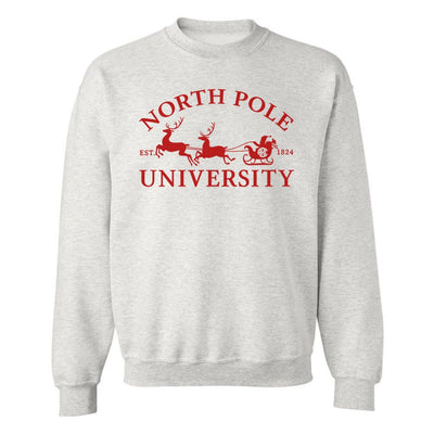 Monogrammed 'North Pole University' Crewneck Sweatshirt - United Monograms