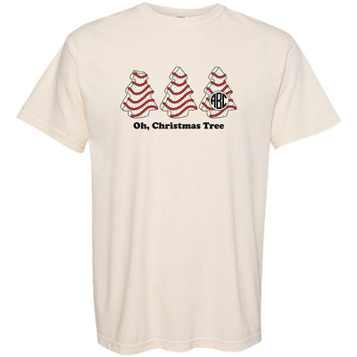 Monogrammed 'Oh, Christmas Tree Cakes' T - Shirt - United Monograms