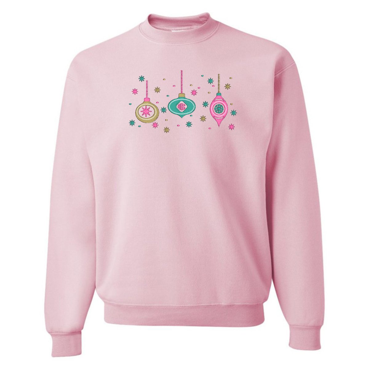 Monogrammed Ornaments Crewneck Sweatshirt - United Monograms