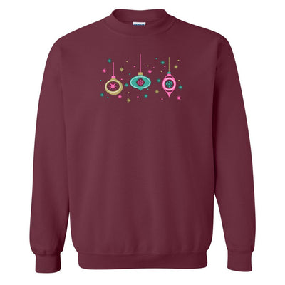 Monogrammed Ornaments Crewneck Sweatshirt - United Monograms