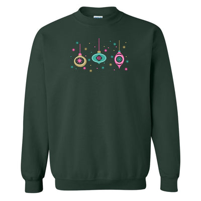 Monogrammed Ornaments Crewneck Sweatshirt - United Monograms
