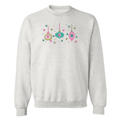 Monogrammed Ornaments Crewneck Sweatshirt - United Monograms