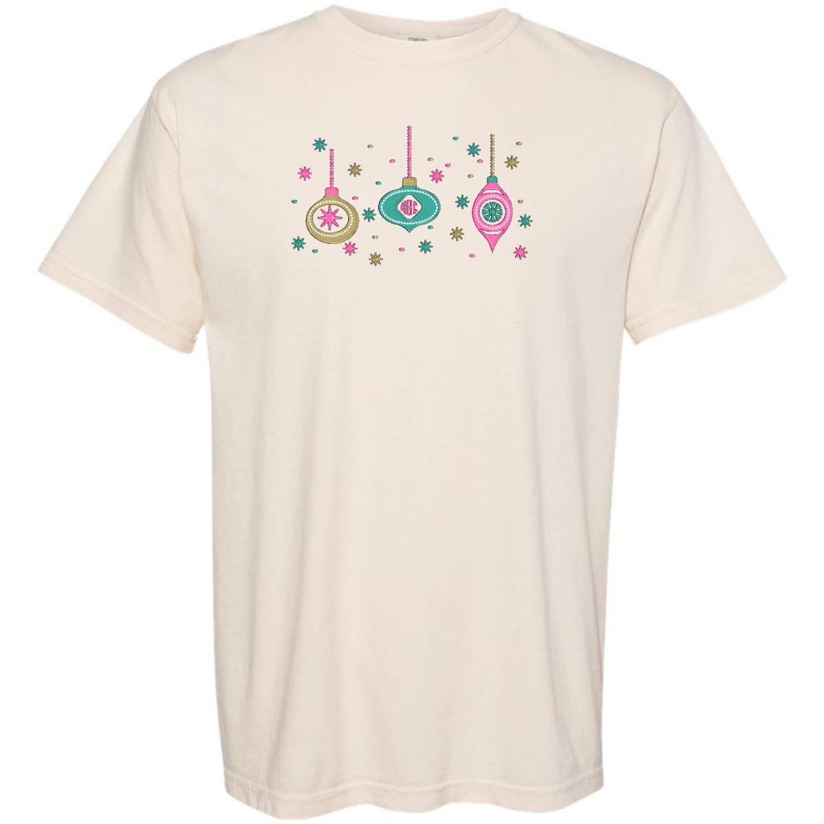 Monogrammed Ornaments Tee - United Monograms