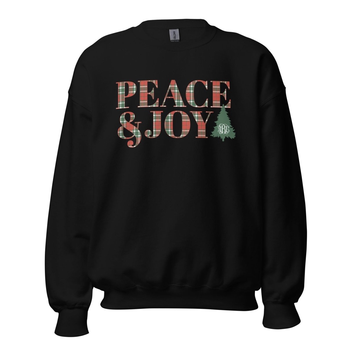 Monogrammed 'Peace & Joy' Crewneck Sweatshirt - United Monograms