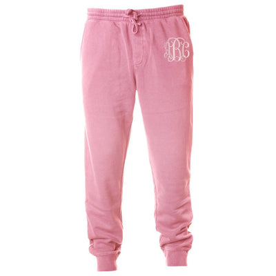 Monogrammed Pigment Dyed Joggers - United Monograms