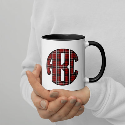 Monogrammed 'Plaid' Mug - United Monograms
