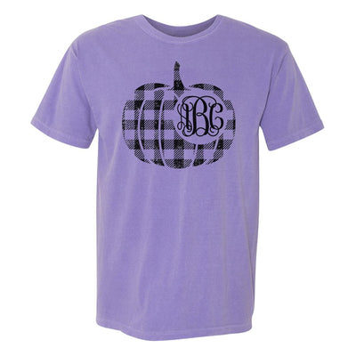Monogrammed 'Plaid Pumpkin' T-Shirt - United Monograms