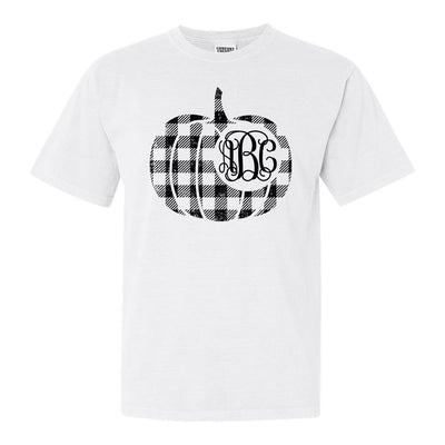 Monogrammed 'Plaid Pumpkin' T-Shirt - United Monograms