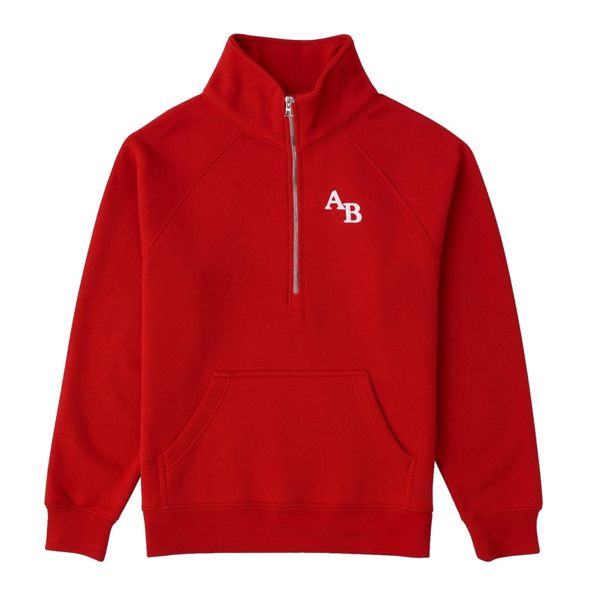 Monogrammed Pocket Quarter Zip Sweatshirt - United Monograms