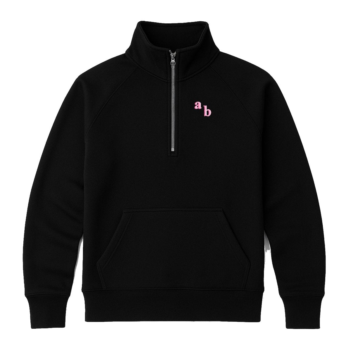 Monogrammed Pocket Quarter Zip Sweatshirt - United Monograms