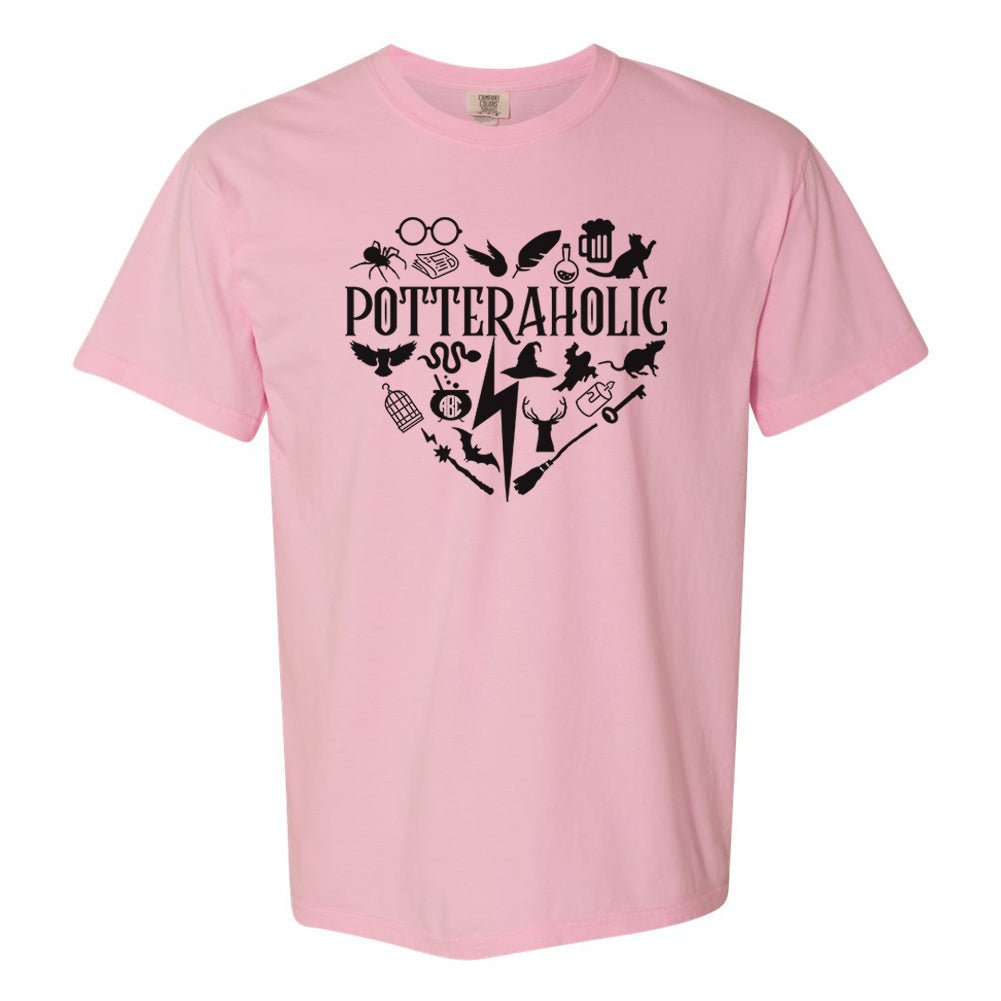 Monogrammed 'Potteraholic' T-Shirt - United Monograms