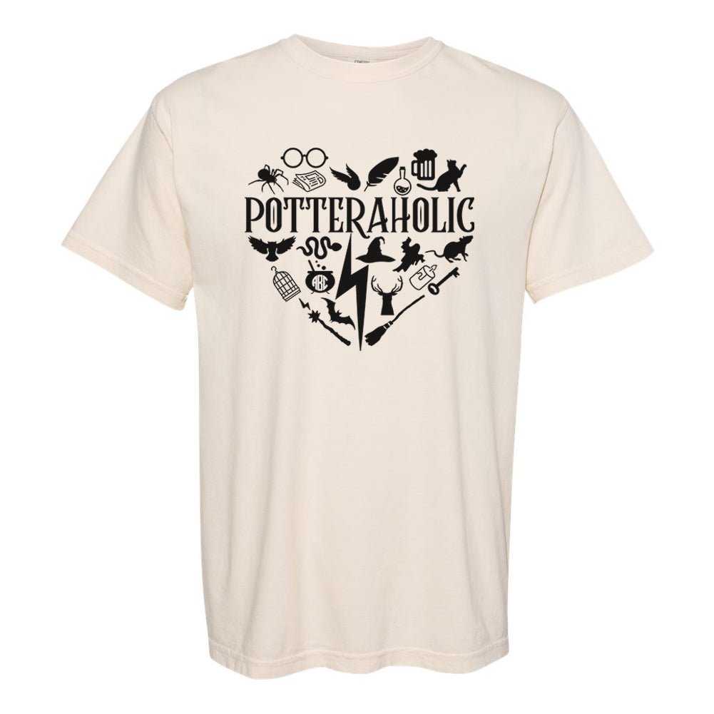 Monogrammed 'Potteraholic' T-Shirt - United Monograms